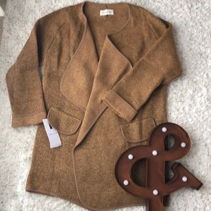 NWT Goodnight Macaroon  Open Wrap knit cardigan